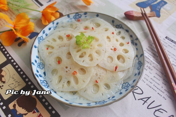 素之食谱—苹果醋泡藕片