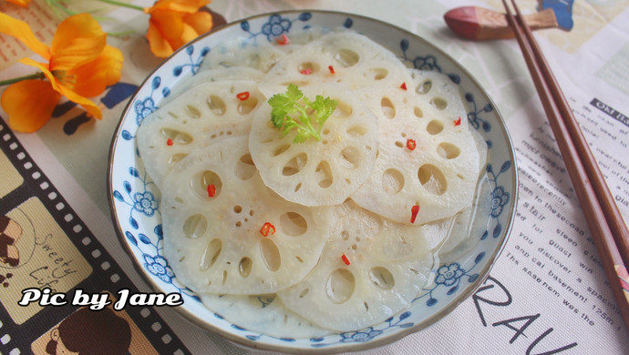 素之食谱—苹果醋泡藕片