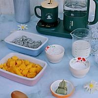 高颜值奶茶在家做-芒果多多西米露奶盖茶的做法图解3