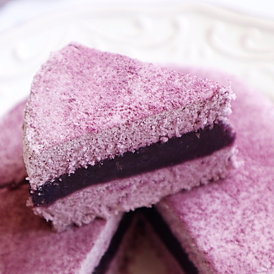 梦幻紫薯松糕