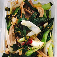 蒜苗炒猪肚的做法图解9