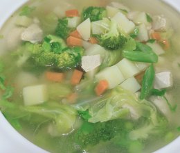 简单美味蔬菜汤的做法