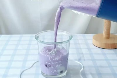 蓝莓奶昔｜自制抗衰老的夏日神仙冰饮