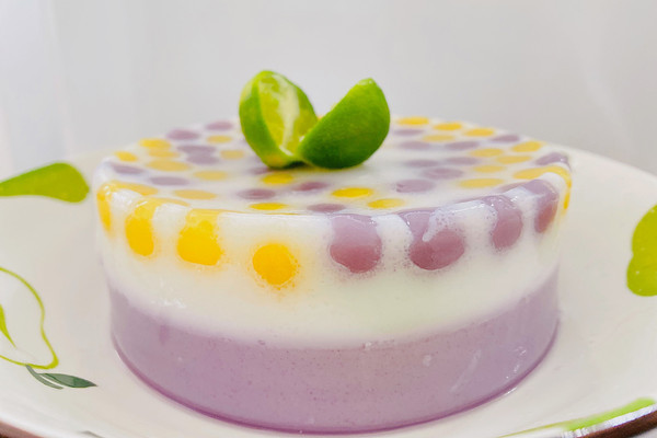 芋圆椰汁紫薯糕