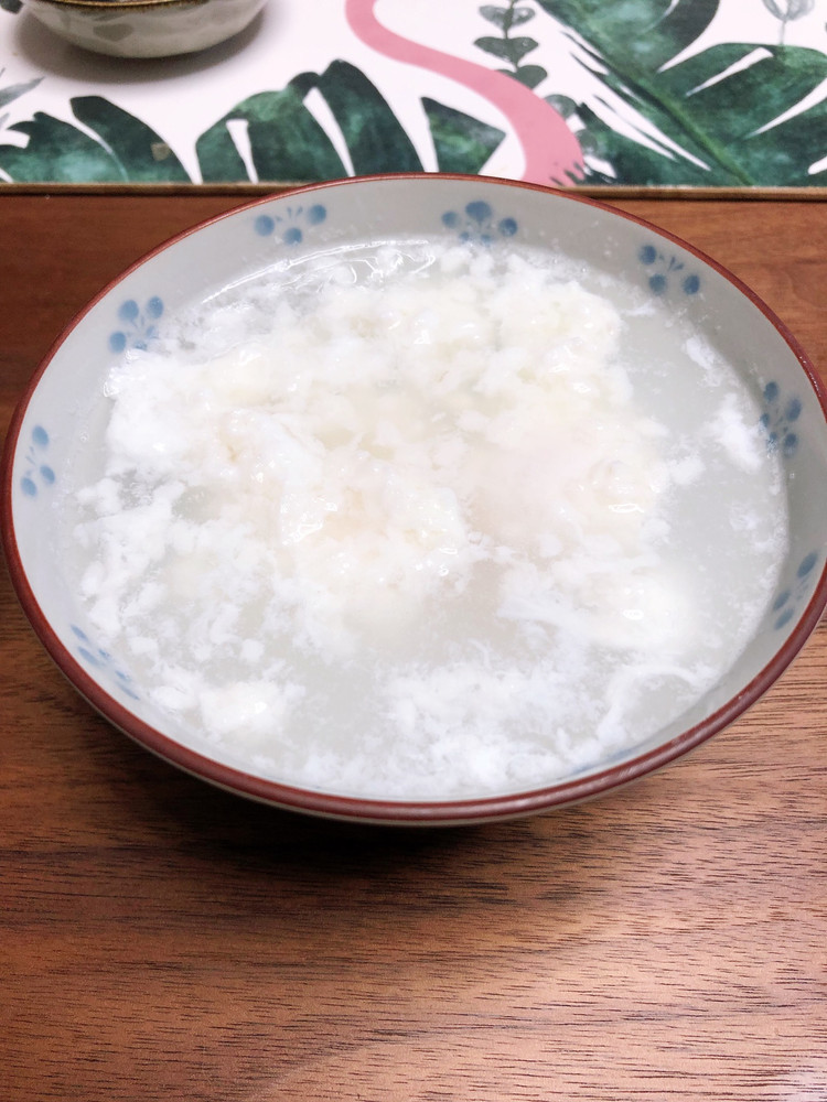 微波炉美食之酒酿小圆子水波蛋的做法
