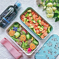 #monbento为减脂季撑腰#三文鱼沙拉便当的做法图解6