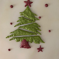 斑斓圣诞树草莓淡奶油蛋糕卷的做法图解12