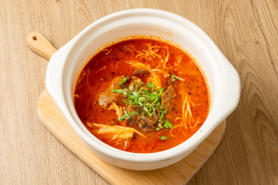 家常鲜食#红酸汤牛杂锅