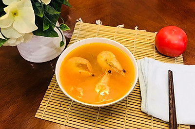 胡萝卜海鲜汤