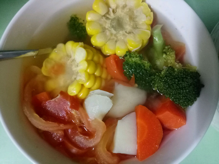 ABC蔬菜汤（宿舍小功率电饭锅）的做法