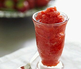 草莓冰沙的做法