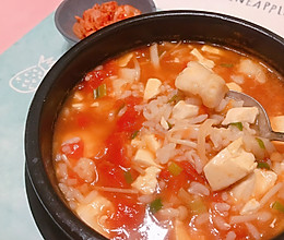 番茄龙利鱼汤饭的做法