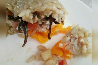 香菇土豆焖饭