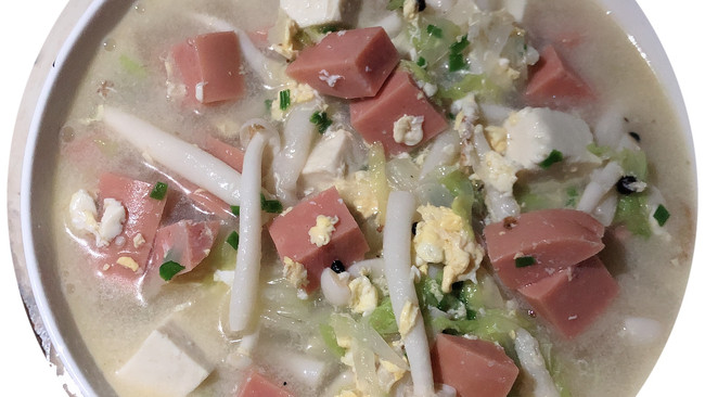 海鲜姑豆腐汤的做法