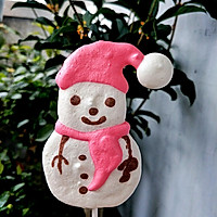 #今天吃什么#圣诞节送小朋友的礼物，雪人棒棒蛋白糖~的做法图解16