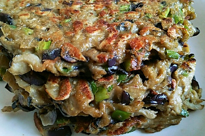 辣椒茄丝饼