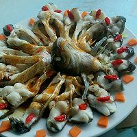 孔雀开屏鱼的做法图解11