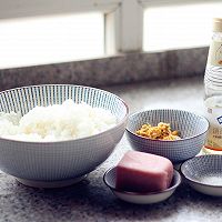 #味达美年味小馆#肉松火腿饭团的做法图解1