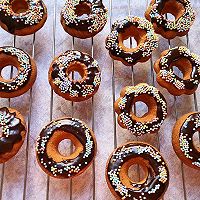 #安佳食力召集，力挺新一年#黄油巧克力甜甜圈的做法图解13