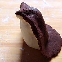 双色豆沙企鹅甜蒸饺的做法图解8