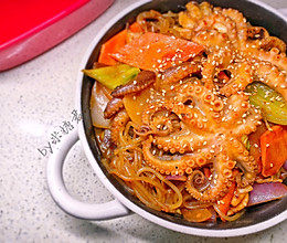 韩式下饭菜：辣炒小章鱼的做法