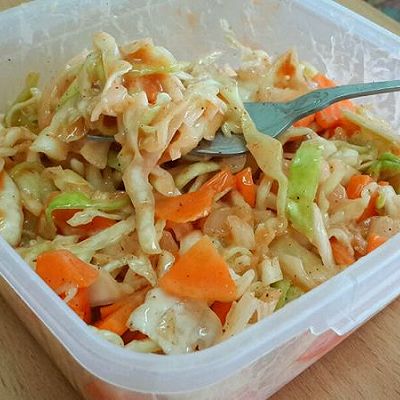 清爽＃简单的无油蔬菜沙拉