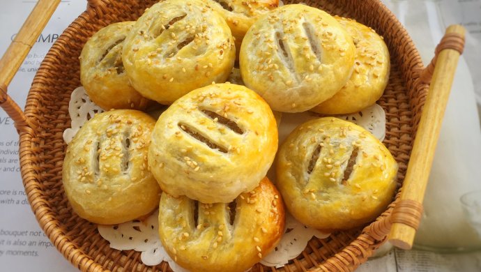 懒人手抓饼版老婆饼