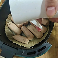 黑椒脆皮烤肠(空气炸锅版)的做法图解3