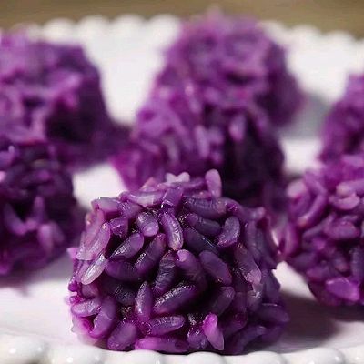 紫薯丸子——紫薯这样做一锅都不够吃，补钙又通便，宝宝超爱吃