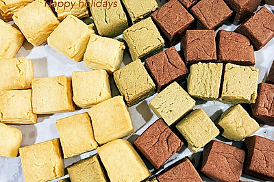 三色炼乳小方