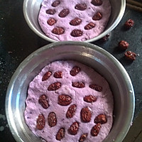 红枣紫薯发糕的做法图解3