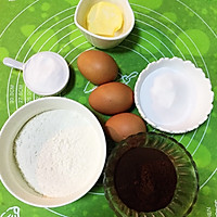 巧克力海绵蛋糕的做法图解1