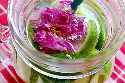 青柠檬蜂蜜玫瑰茶