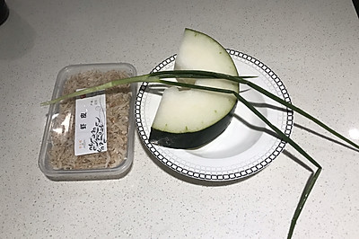 减肥必吃～冬瓜炒虾皮