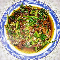 豆豉鱼油麦菜的做法图解4