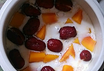 木瓜红枣炖牛奶的做法
