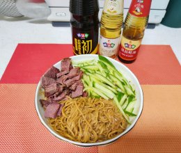 牛肉麻酱拌面#味达美·名厨汁味正当夏#的做法