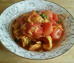 甜口 西红柿炒鸡蛋 番茄炒蛋的做法