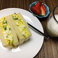 鸡蛋西兰花三明治的做法图解8