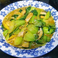 青菜炒蚌肉的做法图解10