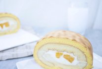 早餐：芒果虎皮蛋糕卷的做法
