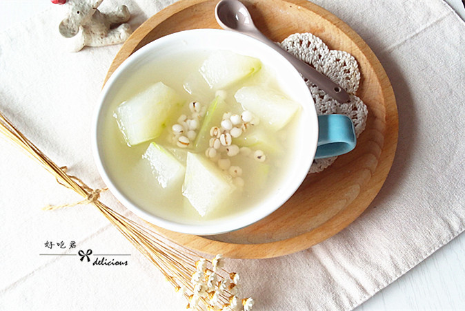冬瓜薏米糖水的做法