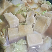 白菜炖冻豆腐的做法图解7