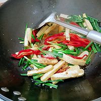 韭菜炒香干的做法图解8