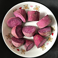 减肥果 水果紫薯大福的做法图解3