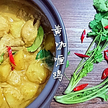 泰国菜：黄咖喱鸡腿饭