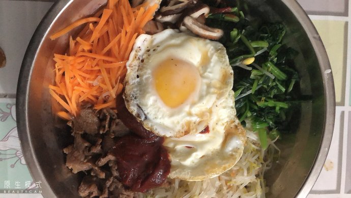 懒人版韩式牛肉拌饭
