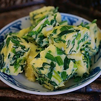 菠菜蒸蛋#舌尖上的春宴#的做法图解6