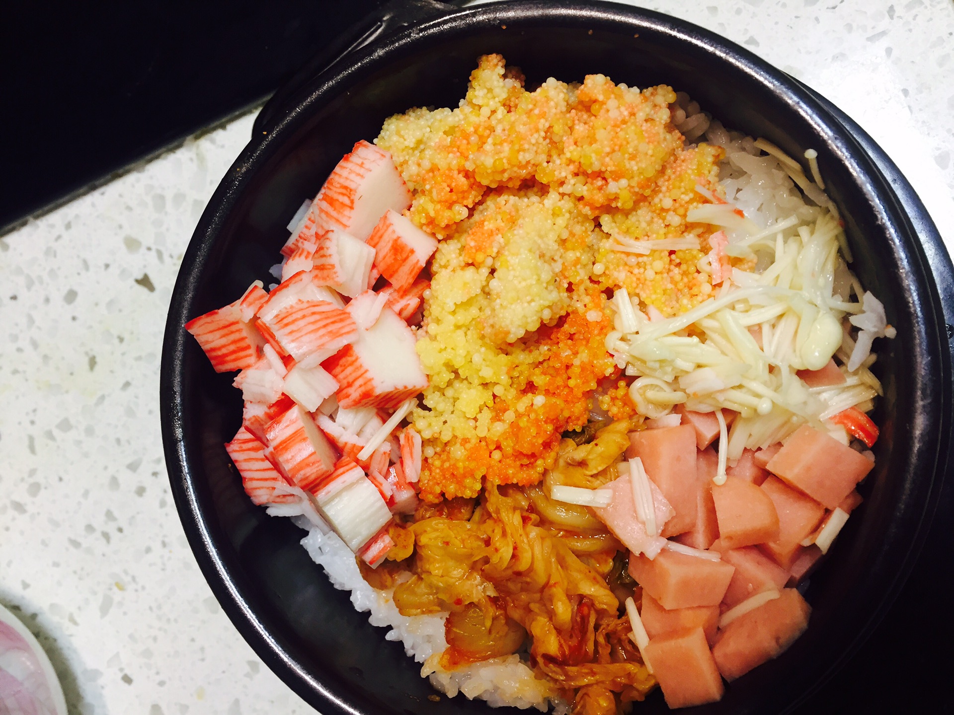 韩国鱼籽海苔拌饭怎么做_韩国鱼籽海苔拌饭的做法_豆果美食