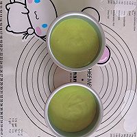 四寸抹茶戚风裸蛋糕：的做法图解6